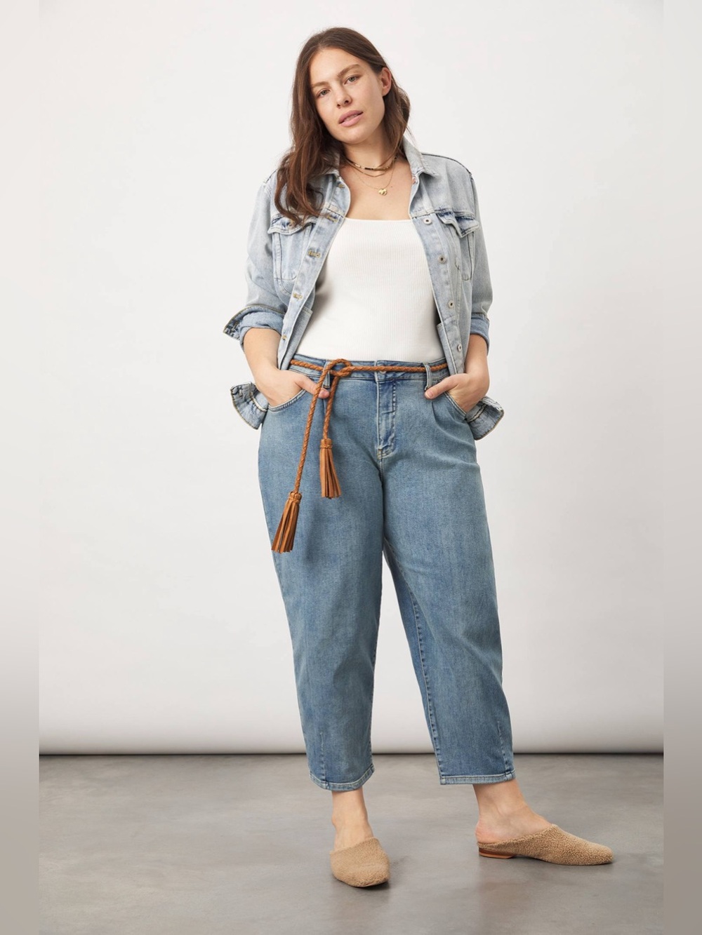 Anthropologie Pilcro Ultra High-Rise Pleated Relaxed Barrel Jeans Size 32